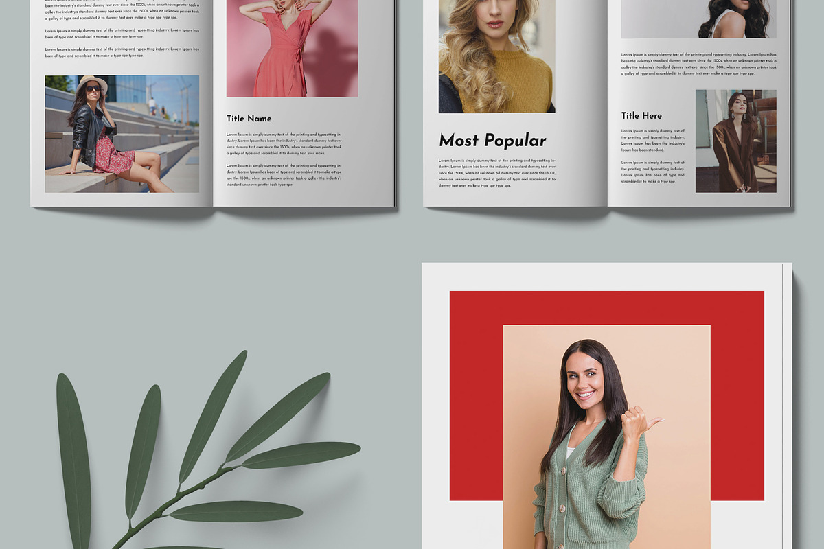 Modeling & Fashion Magazine Design
