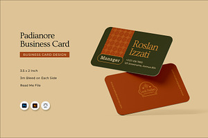 Padianore - Business Card, a Business Card Template by Fannan Studio