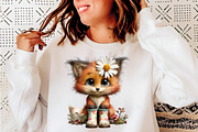Watercolor Spring Animals Clipart, an Illustration by SinaCreation (Thumbnail 4 of 9)