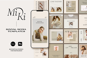 Miri Social Media Pack Canva PS