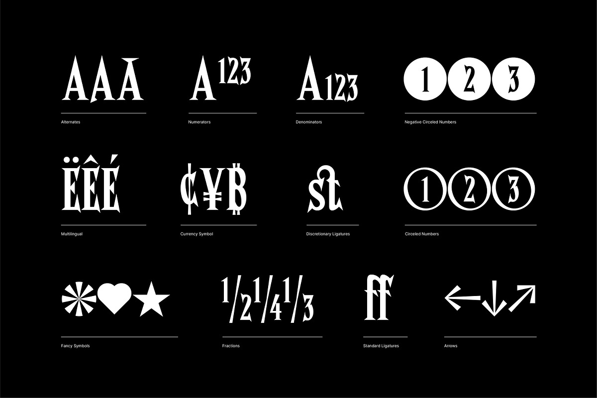 AO Celestial - Display Font, a Serif Font by OwunStudio (Photo 5 of 20)
