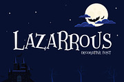 Lazarrous, a Font by LetterStock (Thumbnail 1 of 6)