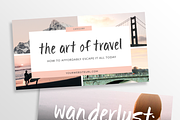 Wanderlust 10 Social Media Templates, a Social Media Template by Kimi Kinsey (Thumbnail 6 of 6)