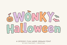 Wonky Halloween Font