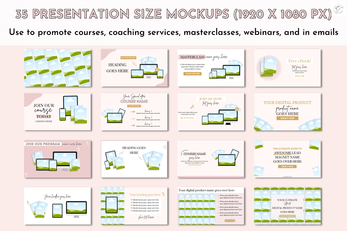 Digital product mockup Canva, a Mockup by Cate Creates (Photo 5 of 8)