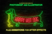Neon Sign Collection: Volume One, a Texture Illustration by Wingsart Studio (Thumbnail 2 of 10)