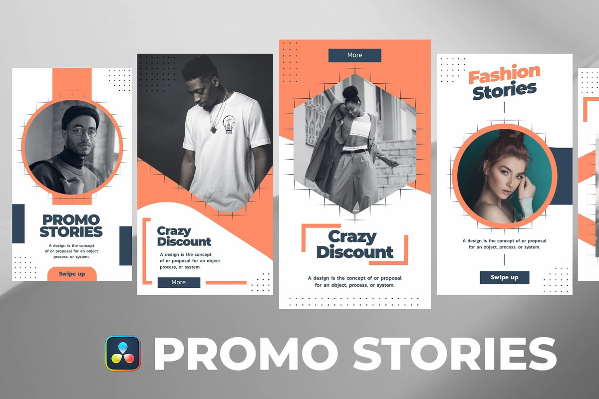 Promo Stories for DaVinci Resolve, a Templates & Theme by iamkoltunov (Photo 2 of 2)