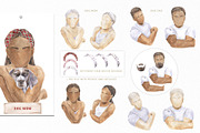 Dog Family Character Creator Clipart, an Animal Illustration by Cat In Colour (Thumbnail 10 of 19)