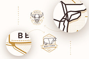 Outline Animal Badges, a Branding & Logo Template by blauananas (Thumbnail 7 of 8)