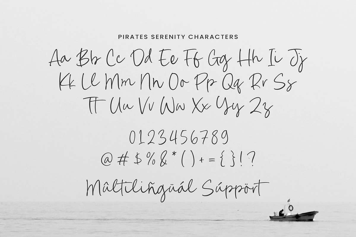 Pirates Serenity Font, a Handwritten Font by Timurtype (Photo 6 of 7)