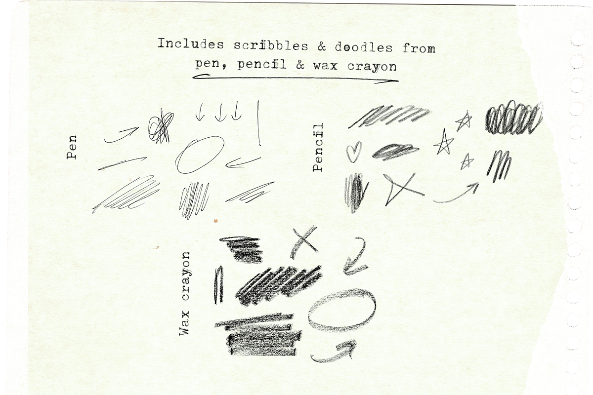 Paper and Scribbles Pack for Collage, an Object Graphic by Ana's Fonts (Photo 4 of 8)