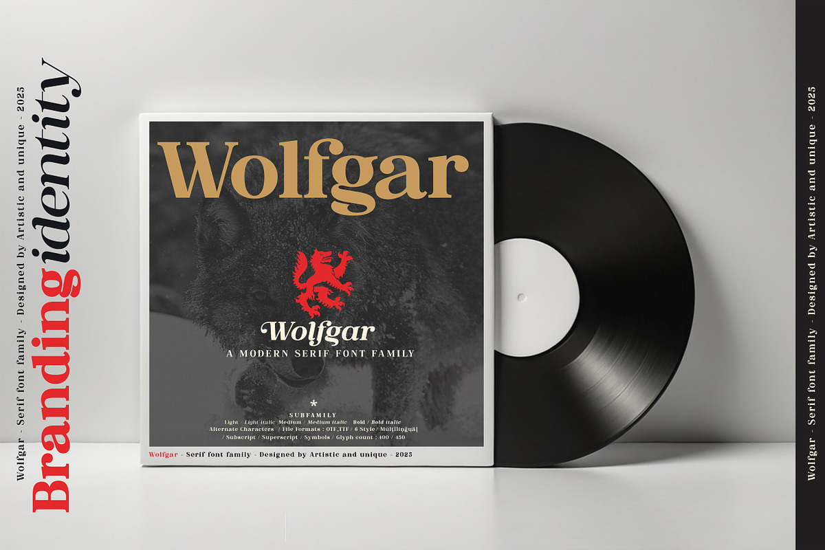 Wolfgar - Serif Font Family, a Serif Font by Artistic & Unique (Photo 10 of 15)