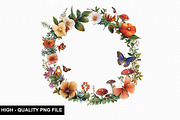 Butterfly Border Clipart Bundle, an Illustration by crative8112 (Thumbnail 4 of 7)