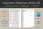 2024-2025 Academic Teacher Planner, a Print Template by POC Digital (Thumbnail 6 of 10)