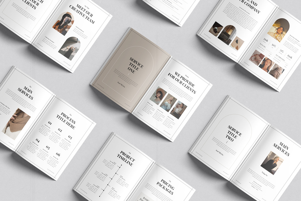 Service & Pricing Guide Template, a Magazine Template by DesignCrest (Photo 9 of 13)