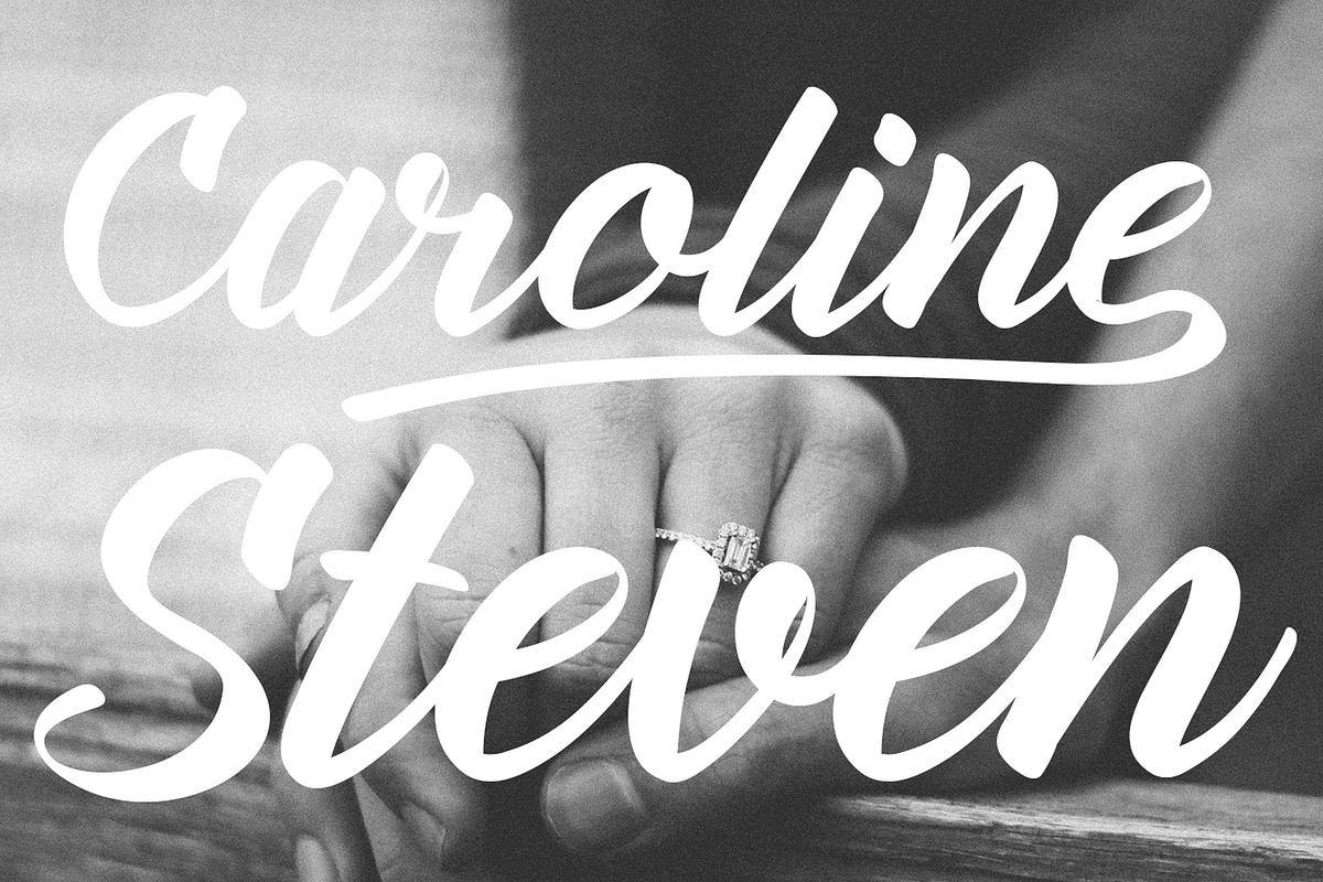 Amiable Forsythia Font, a Script Font by Letterhanna Studio (Photo 4 of 19)