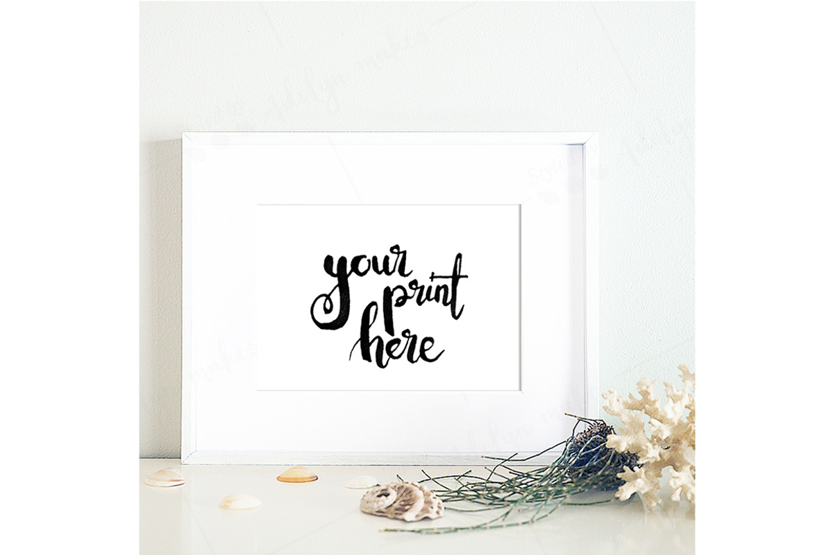 Styled frame mockup - beach 3, a Print Template by Styled by Adelyn makes