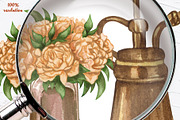 Hallway Scene Creator Watercolor Set, an Object Graphic by BarvArt (Thumbnail 6 of 8)