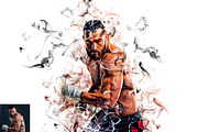 Liquid Smoke Dispersion Photoshop, an Action Add-On by Studio Retouch (Thumbnail 4 of 12)