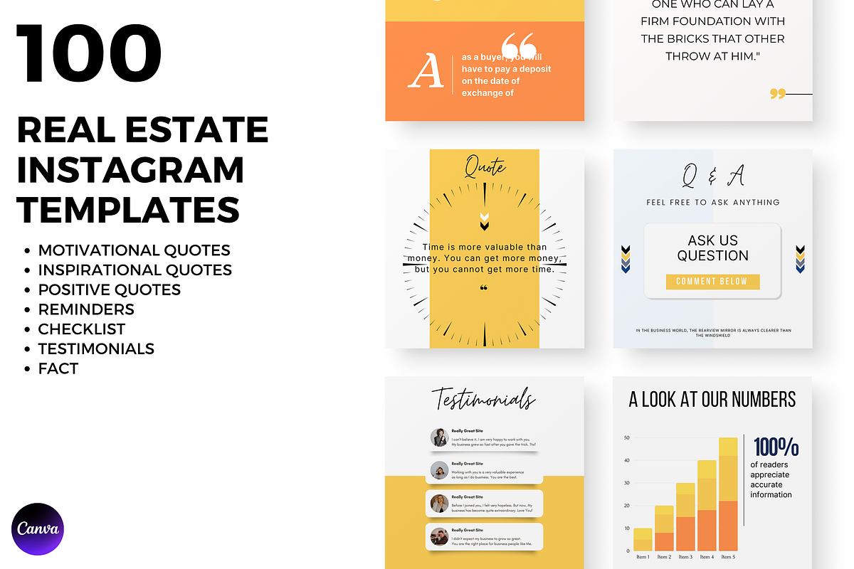 100 Branding Instagram Template, a Social Media Template by Kay Designs (Photo 8 of 9)