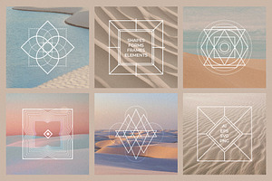 Forms, Shapes Vector Logo Elements