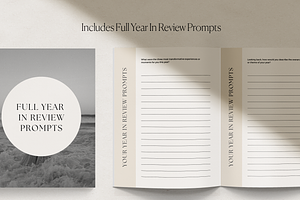 Year In Review Journal Canva