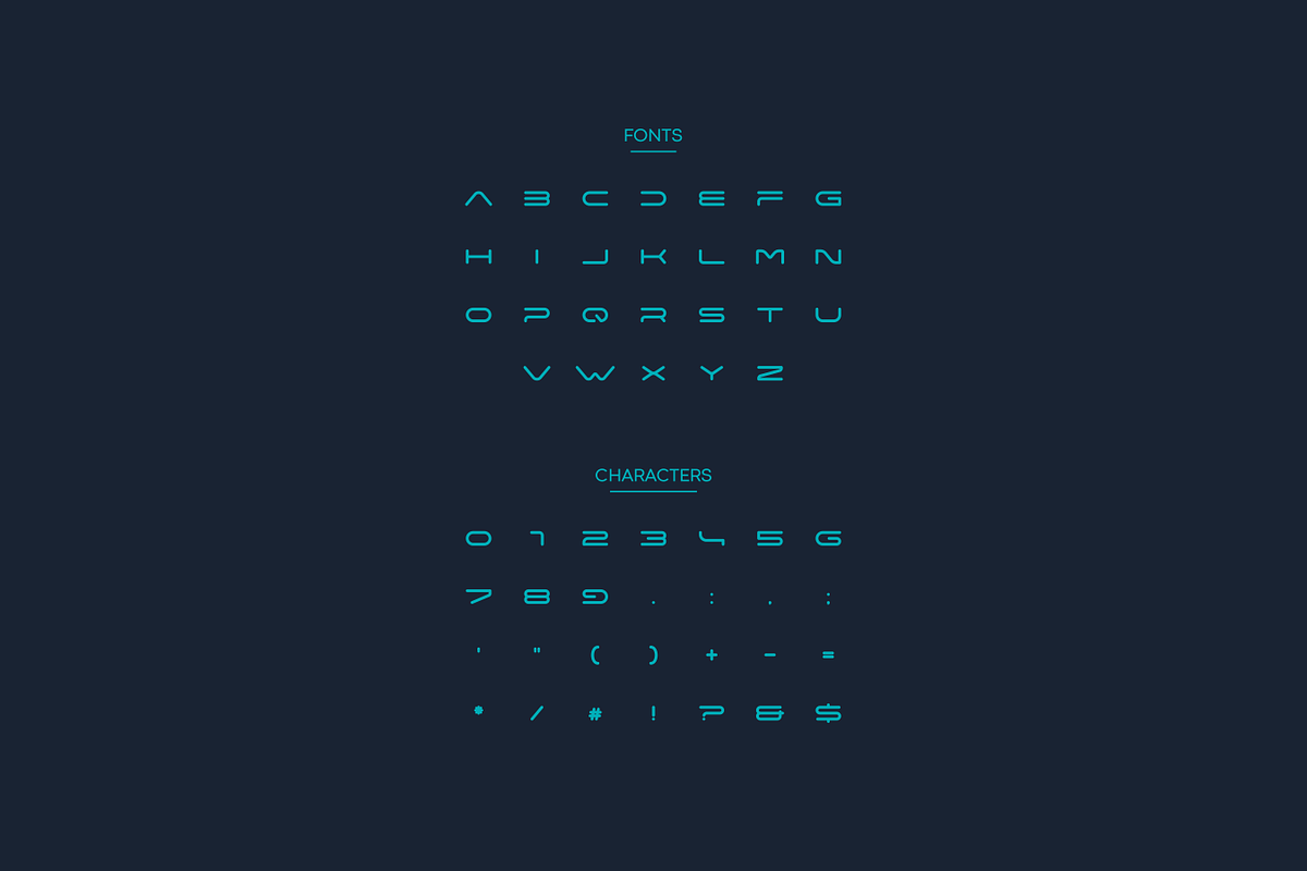 Pondar - Modern Futuristic Typeface, a Sans Serif Font by Letterna (Photo 3 of 4)