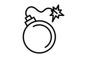 Danger Line Icon, an Icon by Pexelpy