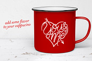 Valentine's Day Custom Lettering Set, a Decorative Illustration by Studio 1816 Designs (Thumbnail 6 of 7)