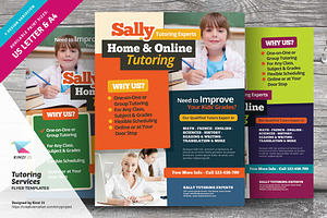 Tutoring Services Flyer Templates