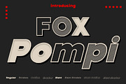 Fox Pompi : 8 Font Style, a Sans Serif Font by Fox7 By Rattana (Thumbnail 1 of 19)