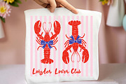 Summer Lobster Lover Club PNG Design, an Illustration by Libby Wishes (Thumbnail 2 of 4)