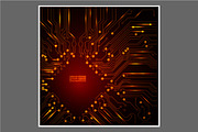 -50% Circuit boards backgrounds set, a Background Graphic by frost_newt (Thumbnail 4 of 11)