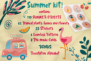 Summer Vibes Collection, an Object Graphic by PawLoveArt (Thumbnail 2 of 15)