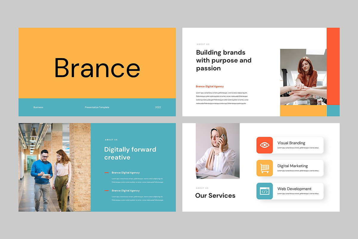 BRANCE - Powerpoint Template, a Presentation Template by rgbryand