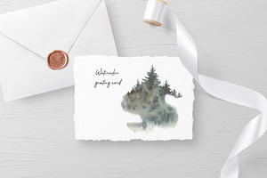 Mountains And Forest Clipart