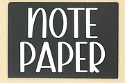 Simple Notes, a Script Font by InermediaSTUDIO (Thumbnail 5 of 8)