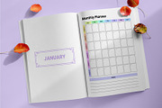 Rainbow Undated Planner (Full Year), a Stationery Template by Mustafiz (Thumbnail 5 of 10)
