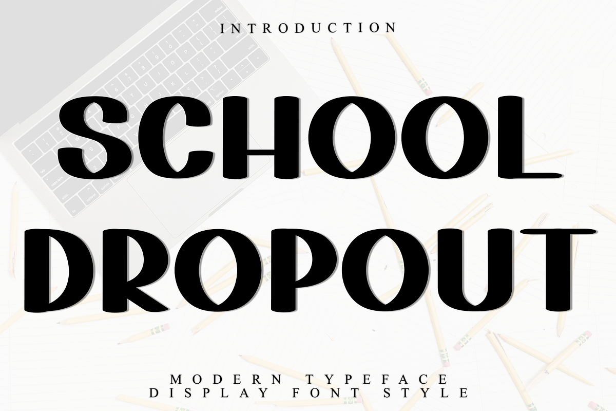 School Dropout, a Script Font by FreshTypeINK (Photo 1 of 8)