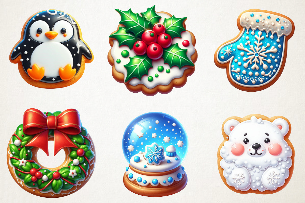Christmas Cookies & Treats Clipart P, an Illustration by RobertsArt (Photo 6 of 7)