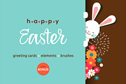 Happy Easter bundle, an Animal Illustration by Marish (Thumbnail 1 of 8)