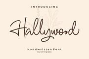 Hallywood - Handwritten Script Font, a Script Font by StringLabs (Thumbnail 1 of 10)