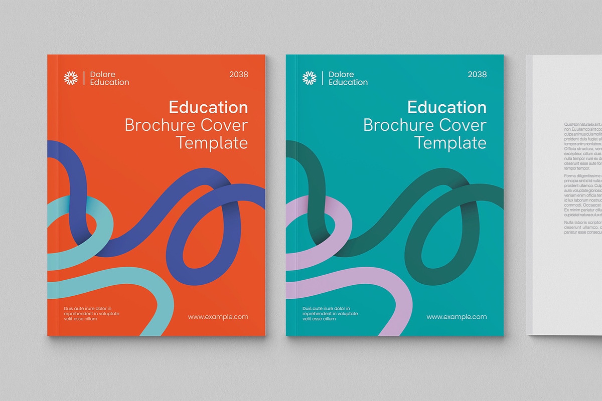 Education Brochure Cover Template, a Brochure Template by BrandPacks (Photo 3 of 6)