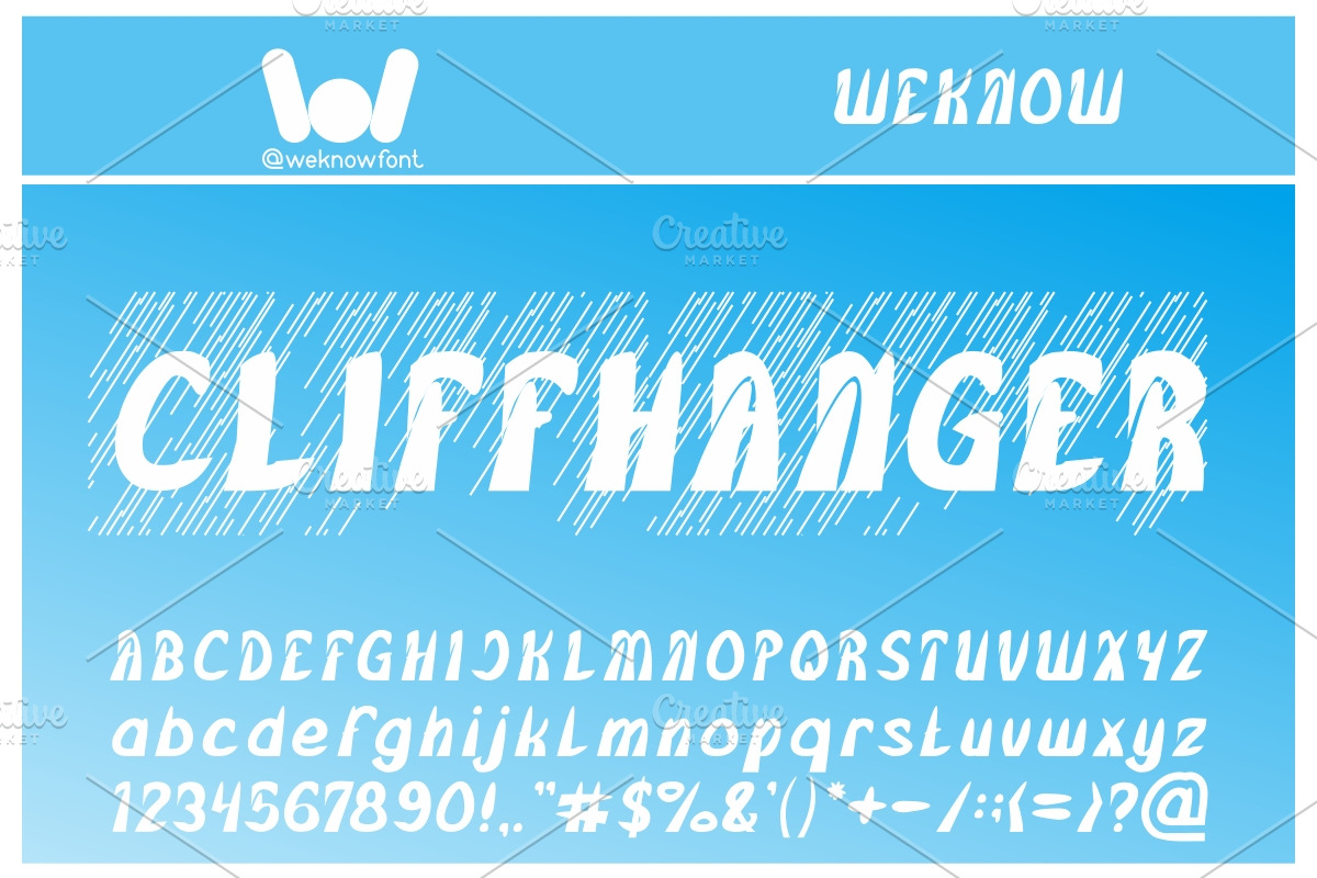 frozen ice font, a Font by weknow (Photo 5 of 5)