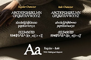 Organic Grain - Handwritten Serif, a Serif Font by Bale Type (Thumbnail 9 of 9)