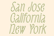 CS Delaney Stippled, a Sans Serif Font by Craft Supply Co. (Thumbnail 5 of 8)
