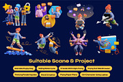 Startup Business 3D Character Pack, a Characters & Person 3D Model by orenjidesign (Thumbnail 4 of 8)