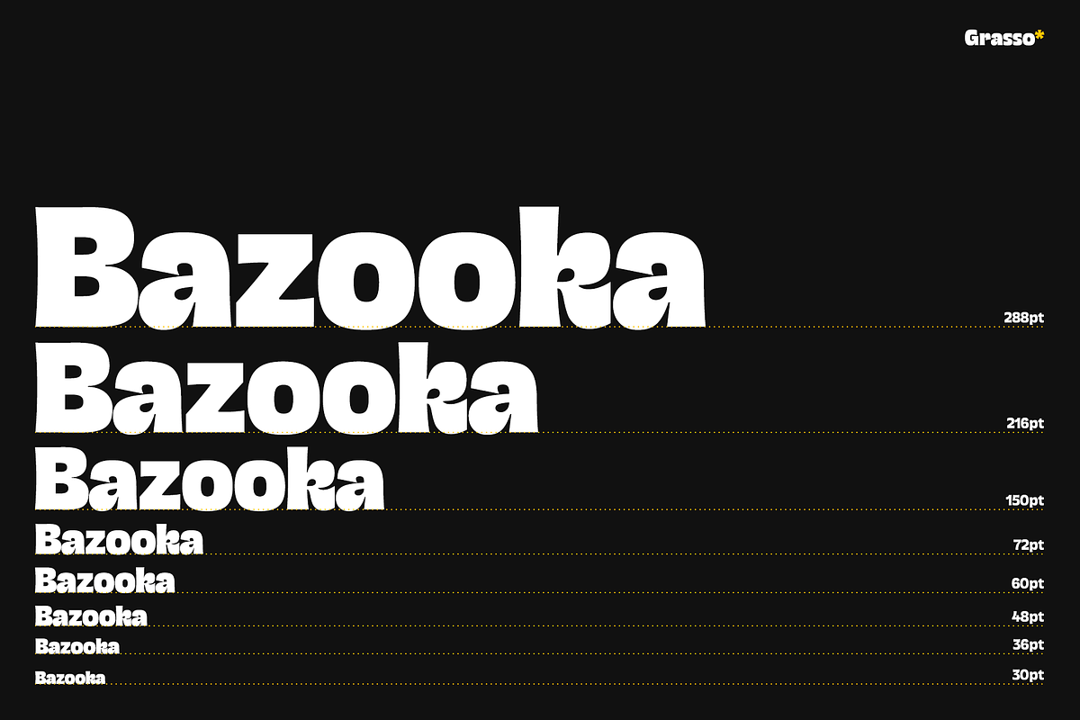 Grasso Variable, a Sans Serif Font by Unio Designs (Photo 2 of 14)