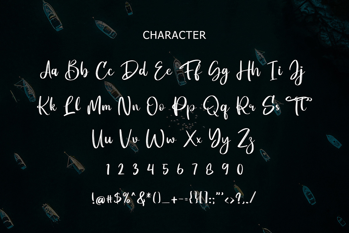 Los Doel Brush Script Font, a Script Font by Giant Design (Photo 10 of 10)