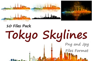 10xFiles Pack Tokyo Skylines